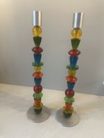 Räder Designer Kerzenständer – 41 cm – Glas & Aluminium